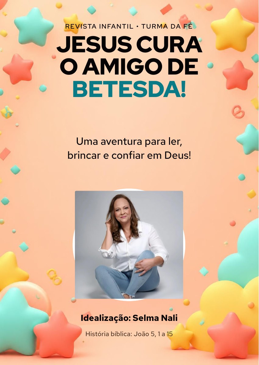 Capa de Jesus Cura o Amigo de Betesda