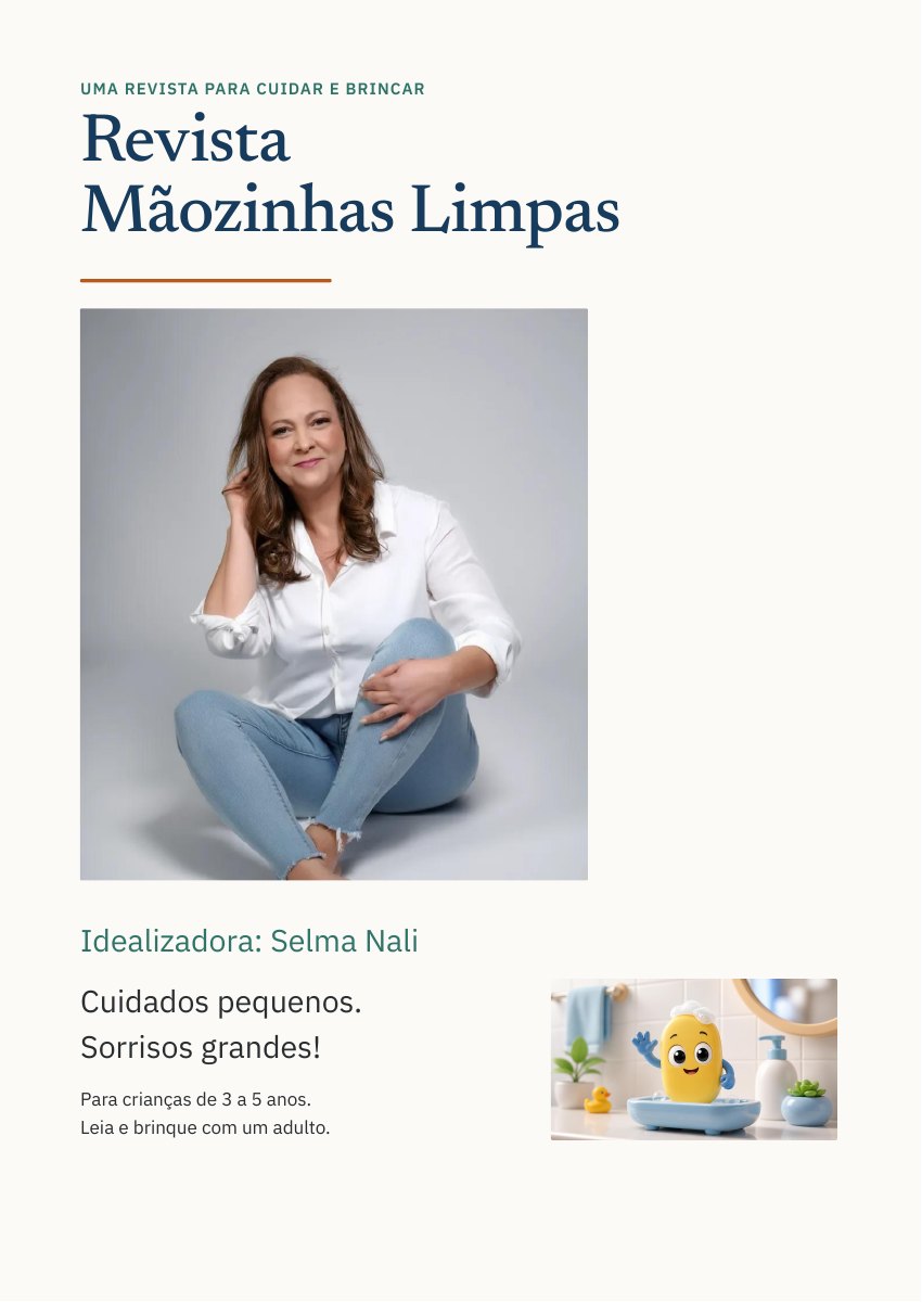 Capa de Mãozinhas Limpas
